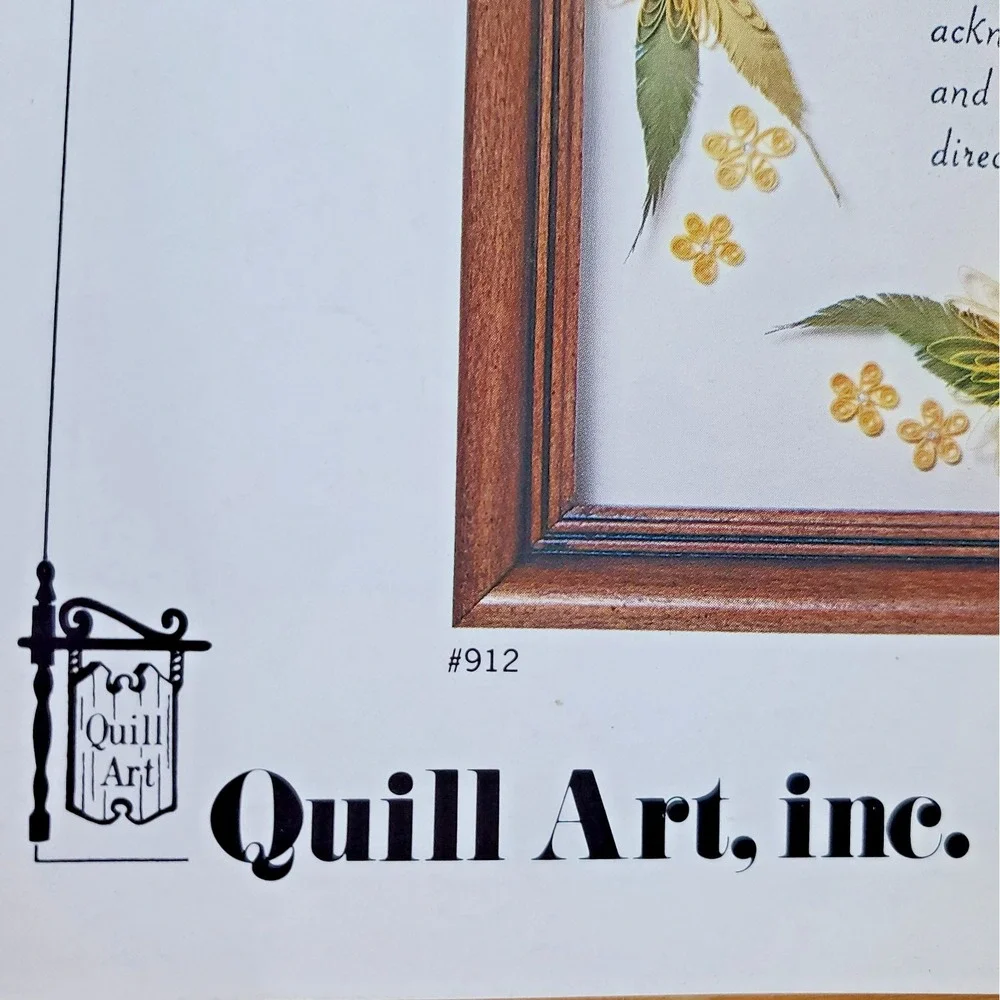 Magic Quilling Issue 9 Illustrated Quilling 1983 Craft Magazine Booklet Lot 9